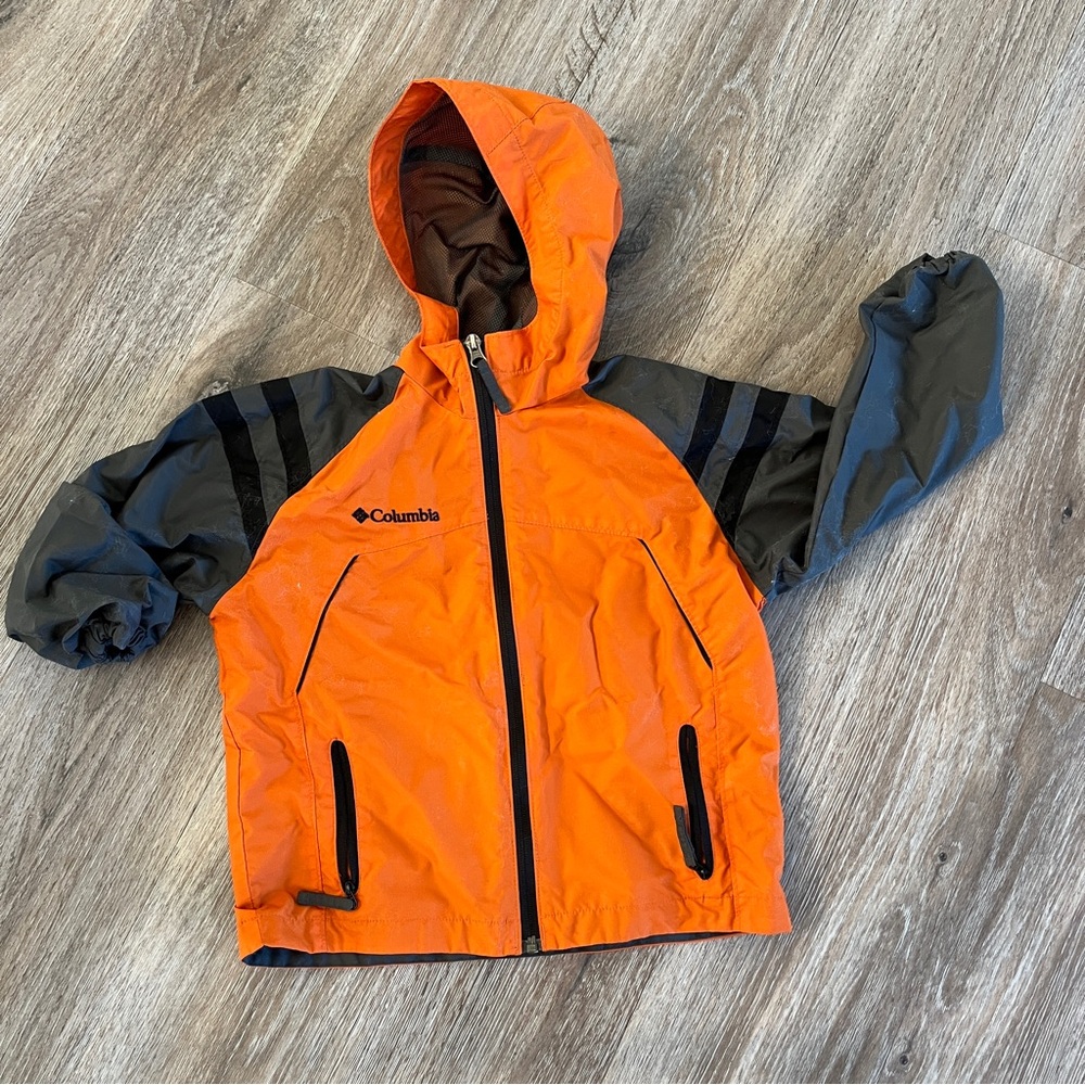 Columbia Youth Orange and Gray Jacket